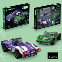 Building Blocks,Children's Assembly Small Particle Diy Racing Car Sports Car Building Block Car Compatible With A Tall Boy And Girl Building Block Toy