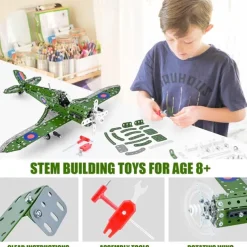 Building Toys Model Airplane Kits for Boys 8-12Airplane Model Scale 132 Metal Building KitModel Planes for Kids 8-12Best Airplane Gifts for Hurricane Fighter Fans