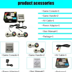 Built-In 620 Games Mini TV Game Console 8 Bit Retro Classic Handheld Gaming Player AV/HDMI Output Video Game Console Toy,Christmas Birthday Party Gifts for Friends and Children