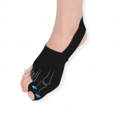 Bunion Corrector for Women Big Toe, Bunion Corrector for Men, Bunion Relief, Bunion Pads, Big Toe Splint, Bunion Fix Preventer Device for Day/Night (2 Count) Black L