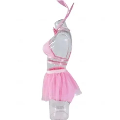 Bunny Girl Halloween Cosplay Costume Tutu Bra Sexy Costume Adults' Women's Carnival Masquerade Mardi Gras Performance Party Halloween Easy Halloween Costumes Dress Up