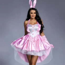 Bunny Girl Halloween Dress Outfits Cosplay Adults' Women's Mardi Gras Easter Performance Party Halloween Easy Halloween Costumes Dress Up