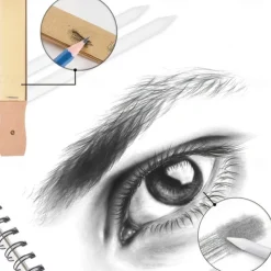 Bview Art 32 Pack Drawing Pencils Set Professional Drawing Art Kit With Sketch Pencils Graphite Charcoal Sticks In Portable Case Drawing Supplies For Students Adults Artists