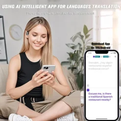 BY01 True Wireless Headphones TWS Earbuds Ear Hook Bluetooth 5.3 Stereo Surround sound ENC Environmental Noise Cancellation for Apple Samsung Huawei Xiaomi MI Everyday Use Jogging Trekking Mobile