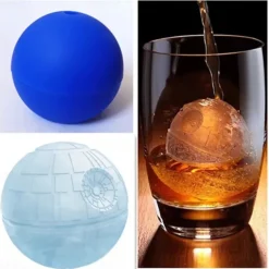 CakeTools Wars Death Star Silicone Round Ice Cube Mold Tray Desert Sphere Mould DIY Tool Ice Tray Ice Cream CakeTools