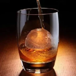 CakeTools Wars Death Star Silicone Round Ice Cube Mold Tray Desert Sphere Mould DIY Tool Ice Tray Ice Cream CakeTools