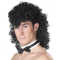 California Costumes mens Girl's Night Out Wig Adult Sized Costumes, Black Halloween Wigs