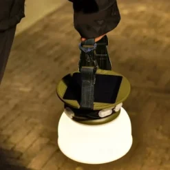 Camping Lantern Solar String Lights Multifunctional Rechargeable Outdoor Tent Camping Light 16.4FT IP65 Waterproof Camping Gear with Rechargeable Emergency for Christmas, Home and Party Decorations