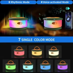 Camping String Lights, 2 in 1 Rechargeable Tent Lights String with 19 Lighting Modes,Quick Storage,Portable LED Lamp for Bedroom Yard Decor Christmas Camping Essentials