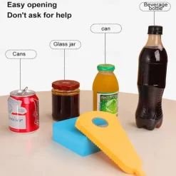Can Opener 5 In 1 Multi Function Jar Opener Twist Off Lid Quick Opening Cooking Everyday Use Bottle Opener Kitchen Accessories