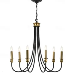 Candle Style Chandelier 6-Light 26