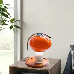 Candle Warmer Lamp Mushroom Bedside Table Lamp Modern Minimalist Bedside Table Lamp Bedroom Living Room Study Bedside Lamp Decorative Small Table Lamp Bedside Lamp 110-240V