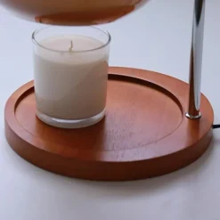 Candle Warmer Lamp Mushroom Bedside Table Lamp Modern Minimalist Bedside Table Lamp Bedroom Living Room Study Bedside Lamp Decorative Small Table Lamp Bedside Lamp 110-240V