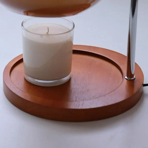 Candle Warmer Lamp Mushroom Bedside Table Lamp Modern Minimalist Bedside Table Lamp Bedroom Living Room Study Bedside Lamp Decorative Small Table Lamp Bedside Lamp 110-240V