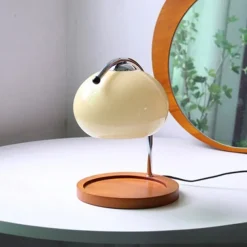 Candle Warmer Lamp Mushroom Bedside Table Lamp Modern Minimalist Bedside Table Lamp Bedroom Living Room Study Bedside Lamp Decorative Small Table Lamp Bedside Lamp 110-240V