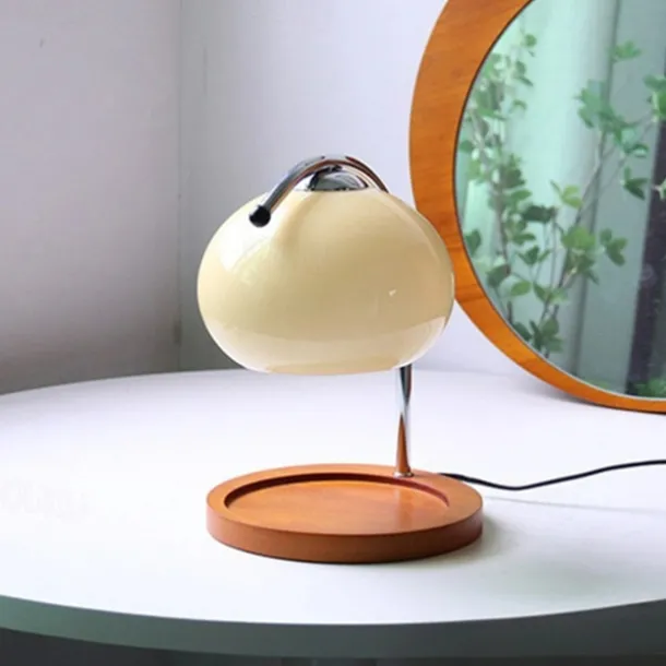 Candle Warmer Lamp Mushroom Bedside Table Lamp Modern Minimalist Bedside Table Lamp Bedroom Living Room Study Bedside Lamp Decorative Small Table Lamp Bedside Lamp 110-240V