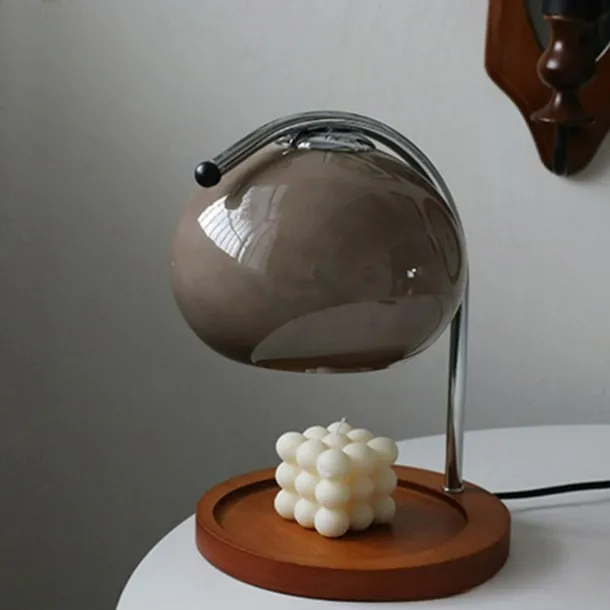 Candle Warmer Lamp Mushroom Bedside Table Lamp Modern Minimalist Bedside Table Lamp Bedroom Living Room Study Bedside Lamp Decorative Small Table Lamp Bedside Lamp 110-240V