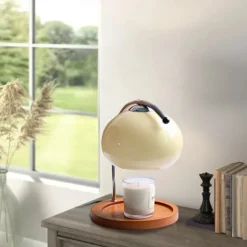 Candle Warmer Lamp Mushroom Bedside Table Lamp Modern Minimalist Bedside Table Lamp Bedroom Living Room Study Bedside Lamp Decorative Small Table Lamp Bedside Lamp 110-240V