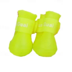 Candy Rubber Dog Shoes Pet Rain Shoes Waterproof Spring/Summer New Anti slip Pet Rain Shoes