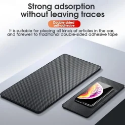 Car Anti-slip Mat Mobile Phone Anti-slip Shelving Mat Instrument Panel Decoration Shelving Mat Sunscreen High Temperature Resistant Car Accessories