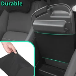 Car Center Console Cover Memory Foam Armrest Cushion & Arm Rest Protector & Middle Organizer Black Elbow Pillow & Seat Central Box Lid Pad & Universal Interior Accessory for Truck Auto SUV