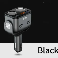 Car Cigarette Lighter Multifunctional One toTwo Conversion Plug USB Car Charger Mobile Phone Fast Charge