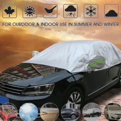 Car Clothing Half Cover Anti-frost Snowproof Waterproof Sun-shade Heat-insulating Dust-proof Four Season Universal