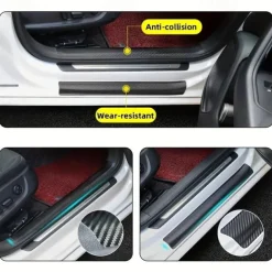 Car Decoration Car Stickers, Scratch Cover Car Body Carbon Fiber Stickers, Multifunctional Waterproof Stereo Stickers