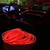 Car EL Wire LED Strip 5M LED Car Lights Atmosphere Light for DIY Flexible AUTO Interior Lamp Party Decoration 12V Neon Strips 2pcs 1pc Set