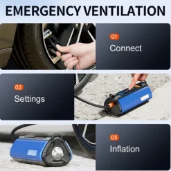 Car Emergency Starting Power Supply Car Air Pump All-in-one Machine Multi-Functional Power Bank Fire Starter
