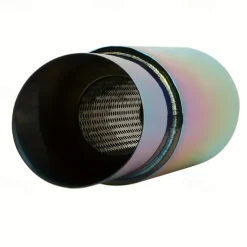 Car Exhaust Rear Straight Exhaust Stainless Steel Exhaust System End Conversion Parts Exhaust Drums