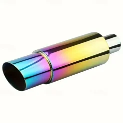 Car Exhaust Rear Straight Exhaust Stainless Steel Exhaust System End Conversion Parts Exhaust Drums