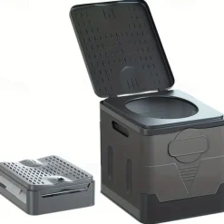 Car Folding Toilet Portable Car Mounted Toilet Outdoor Camping Trip Urinal Emergency Device Car Mobile Toilet