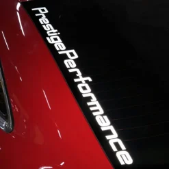 Car Front Windshield Sticker Car Rear Windshield Sticker Reflective alphabet Prestige Performance