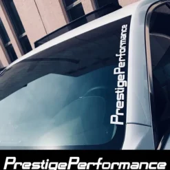 Car Front Windshield Sticker Car Rear Windshield Sticker Reflective alphabet Prestige Performance