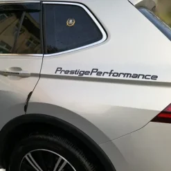 Car Front Windshield Sticker Car Rear Windshield Sticker Reflective alphabet Prestige Performance