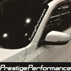 Car Front Windshield Sticker Car Rear Windshield Sticker Reflective alphabet Prestige Performance