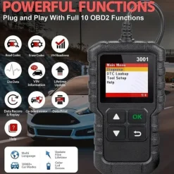 Car Full OBD2 Diagnostic Tools Automotive Professional Code Reader Scanner Check Engine Free Update pk ELM327
