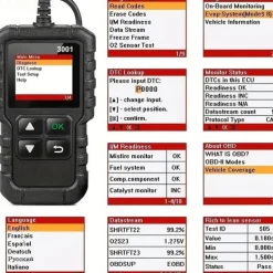 Car Full OBD2 Diagnostic Tools Automotive Professional Code Reader Scanner Check Engine Free Update pk ELM327