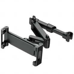 Car Headrest Mount, Angle Adjustable Headrest Tablet Mount, Universal Tablet Holder for Car Backseat, for 5" to 12.9" iPad/Tablet/Smartphone/Nintendo Switch