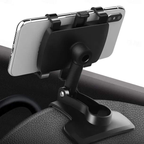 Car Holder Buckle Type 360°Rotation Phone Holder for Car Compatible with Cell Phone Phone Accessory