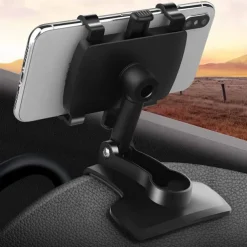 Car Holder Buckle Type 360°Rotation Phone Holder for Car Compatible with Cell Phone Phone Accessory