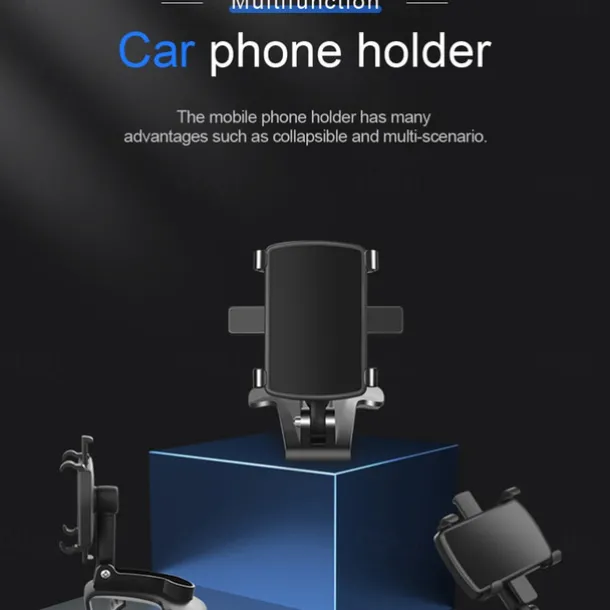Car Holder Buckle Type 360°Rotation Phone Holder for Car Compatible with Cell Phone Phone Accessory