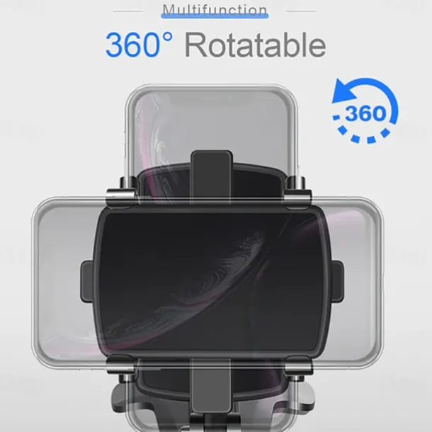 Car Holder Buckle Type 360°Rotation Phone Holder for Car Compatible with Cell Phone Phone Accessory