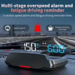 Car HUD Speedometer Head Up Display Car Mounted For HUD Car Beidou Satellite GPS Universal Time Compass Auto Accessories