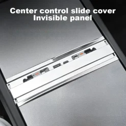 Car Intelligent Docking Station Type-C PD 27W Fast Charger USB Extender Docking Station Powered Splitter for Tesla Model 3