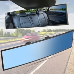 Car Interior Rearview Mirror Interior Rearview Mirror Large Field Mirror Concave Mirror Anti-glare Blue Mirror Interior Rearview Mirror