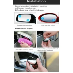 Car LITBest universal Blind Spot Mirror