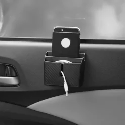 Car Mobile Phone Storage Box Self Adhesive Front Seat Car Organizer Universal Vehicle Dashboard Pocket Holder Car Accessories Car Accessories