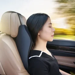 Car Neck Pillow 3D Memory Foam Head Rest Adjustable Auto Headrest Pillow Travel Neck Cushion Support Holder Car Accessories